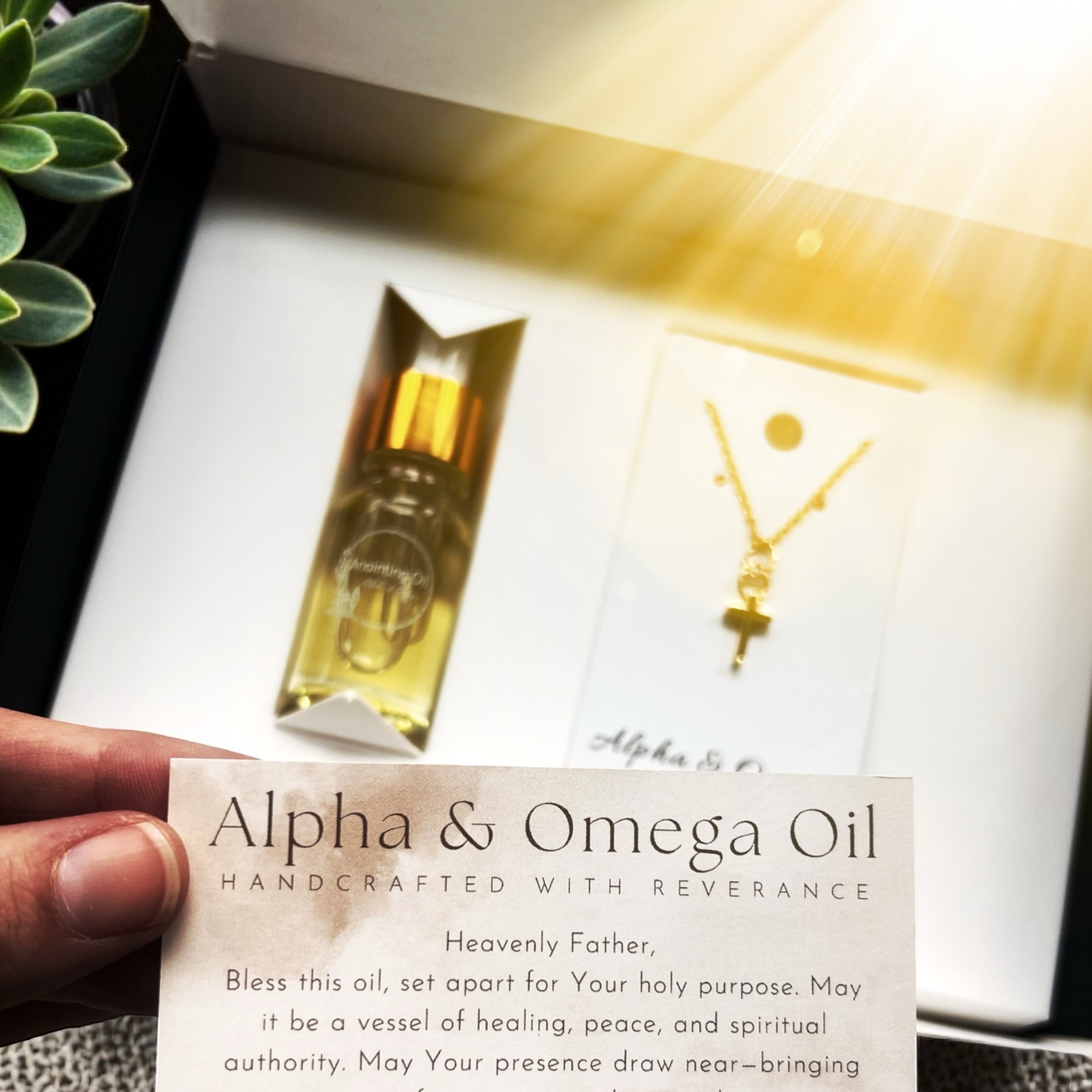 Gift Set: Anointing Oil + Necklace +Prayer Booklet image 0