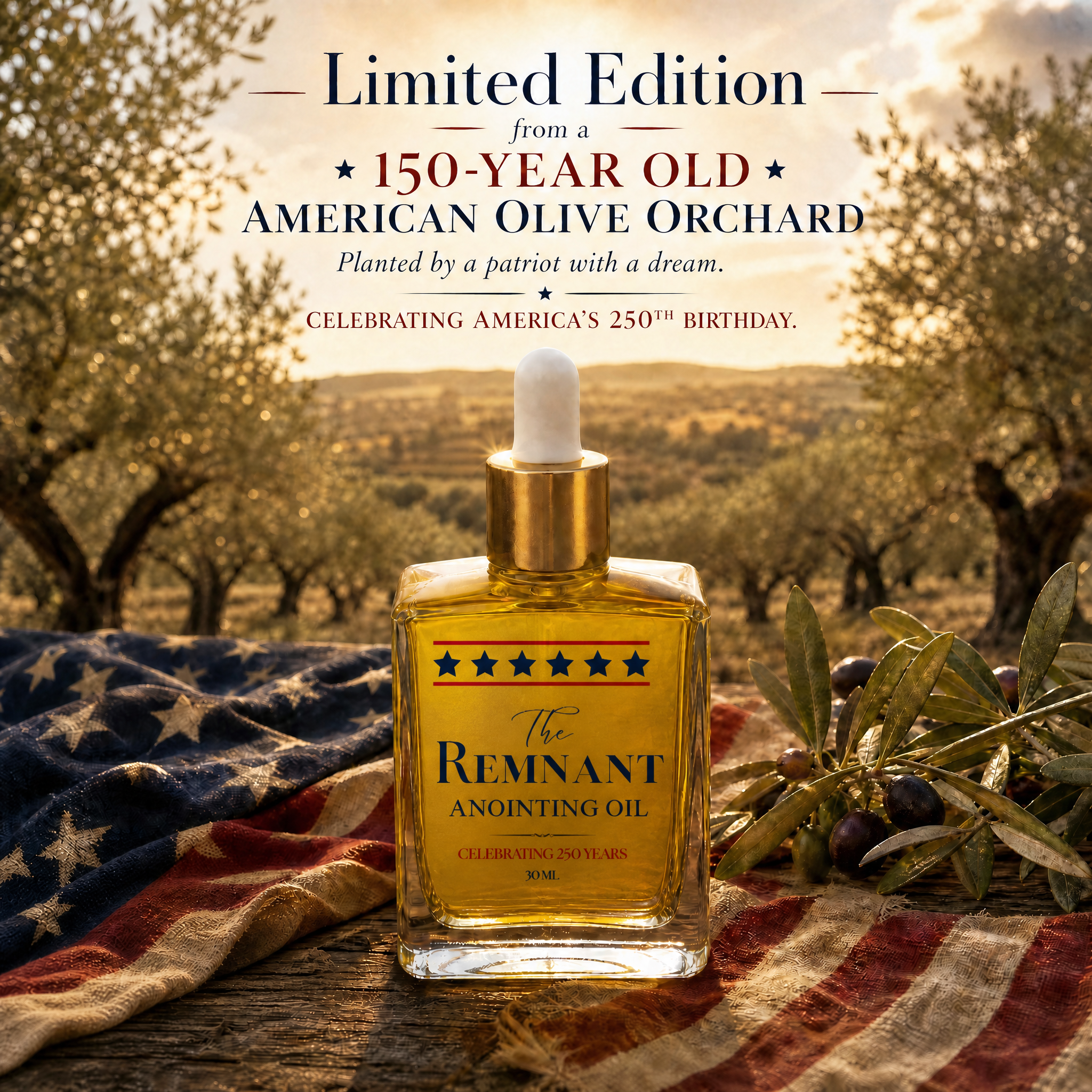 THE REMNANT — 250th Anniversary Commemorative Anointing Oil - 30ml