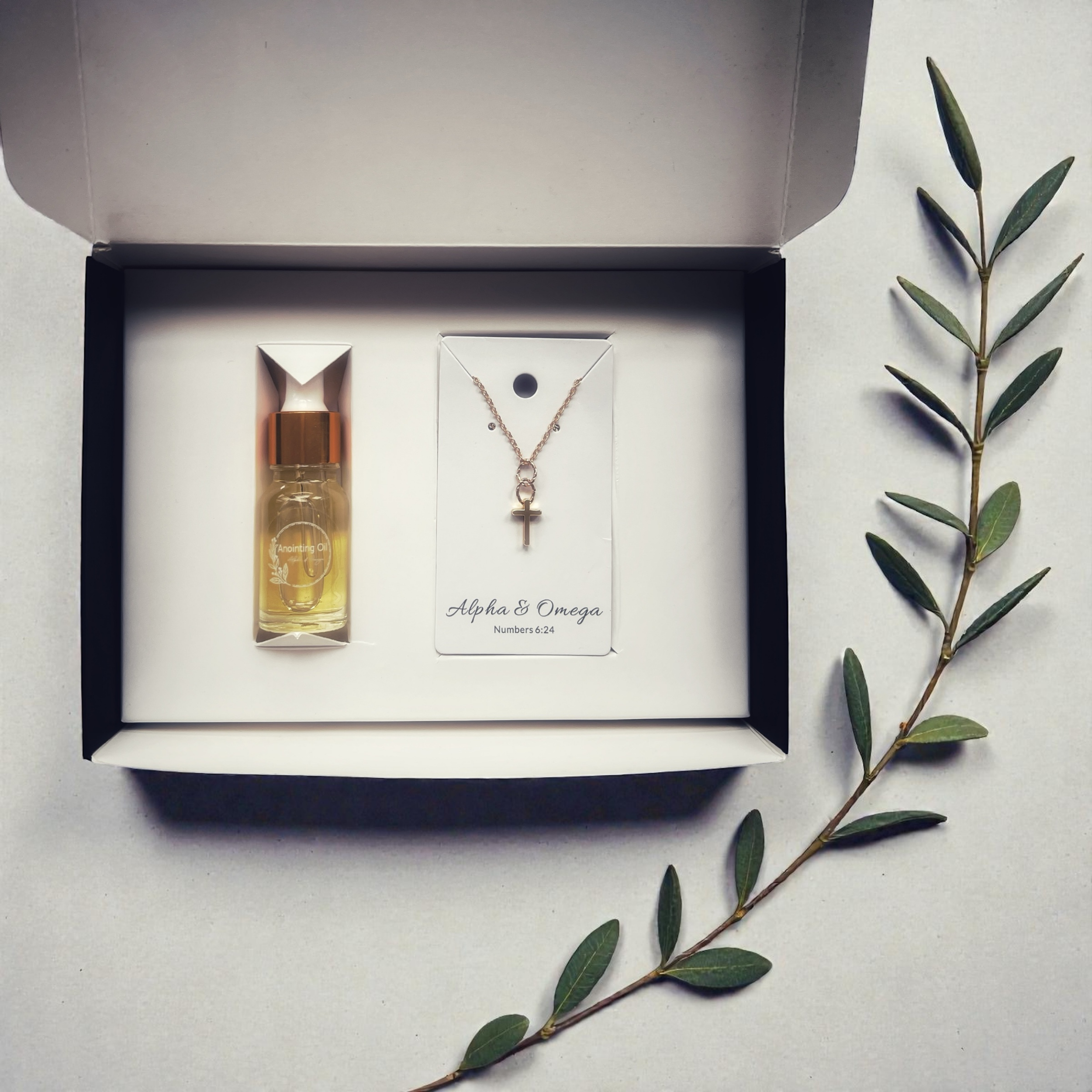 Gift Set: Anointing Oil + Necklace +Prayer Booklet image 1