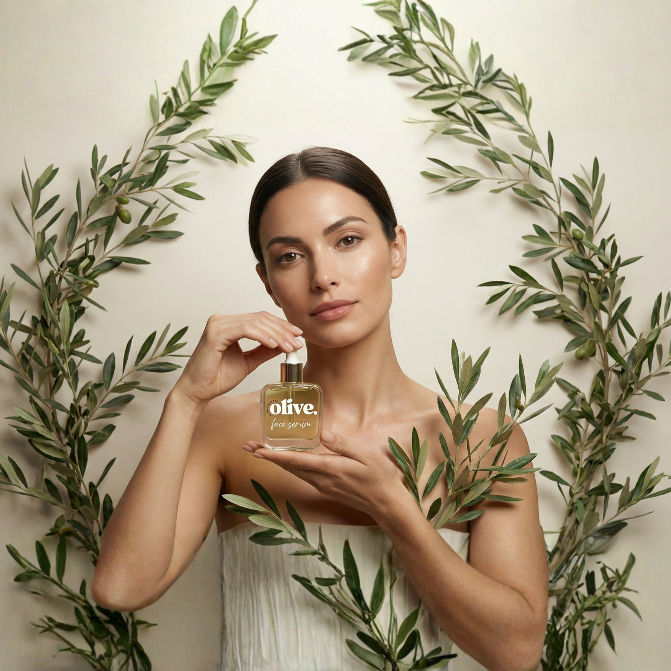 Olive Face Serum image 3